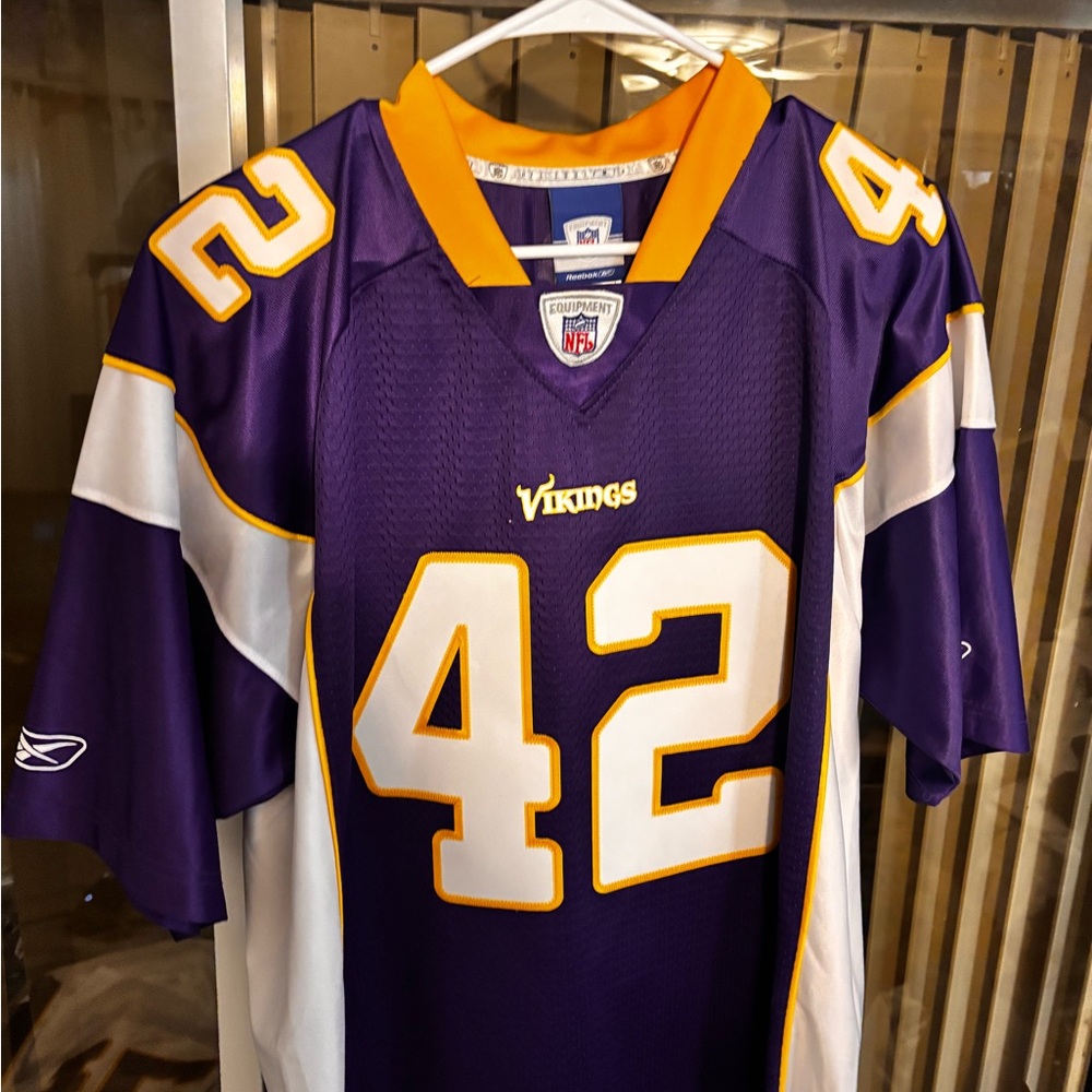 Reebok Vikings NFL Jersey Purple & Gold